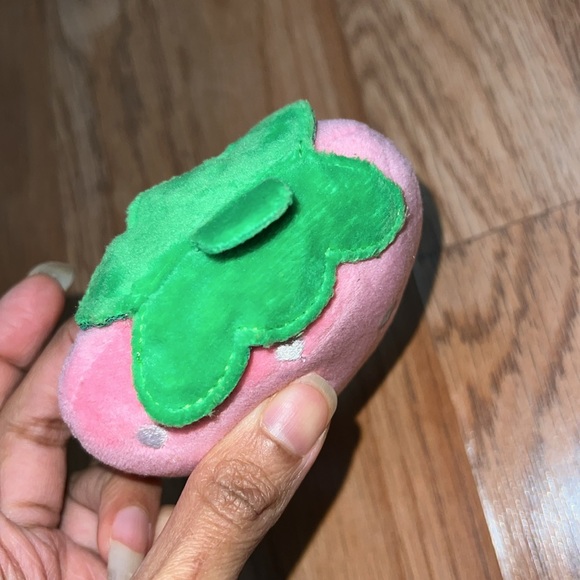 Strawberry Squeaky Dog Chew Toy - Picture 3 of 6